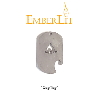 Emberlit Flint and Steel - Dog Tag