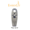 Emberlit Flint and Steel - Fleur De Lis Pendant - Emberlit